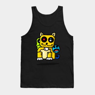 Robot cat Tank Top